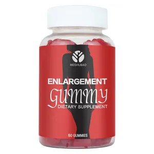 Organic Natural Butt/hip Enlargement Gummies Sugar Free Butt Booster Bum Enhancing Supplement Fenugreek Gummies