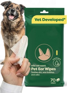 Lingettes nettoyantes multi-usages sans alcool pour animaux de compagnie, à pH équilibré, pour le soin quotidien des pattes et du visage - Product Image 5