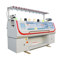 Doppels ystem 52 Zoll automatische Flach betts trick maschine Stricks chuh Ober maschine