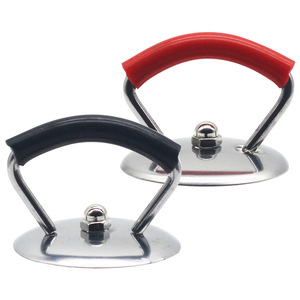 Tapa Universal de Acero Inoxidable con Mango de Silicona para Ollas, Accesorio Resistente al Calor de Alta Temperatura para Utensilios de Cocina - Product Image 1