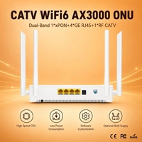 Gateway ONT WiFi6 Dual Band WK-3834AXWC 3000Mbps C-data FD714GS3-R850 4GE WIFI CATV AX3000 XPON ONU