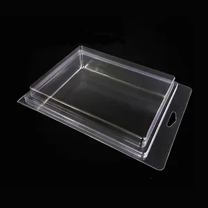 Blister Pack Plastic Clamshell Hinged Packaging Tray Box