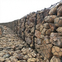 Gabions tissés de tailles standard, murs en boîte à armature simple, panier en maille, matériau Zn-Al, design élégant, marque HUAHAIYUAN, modèle HHY-06