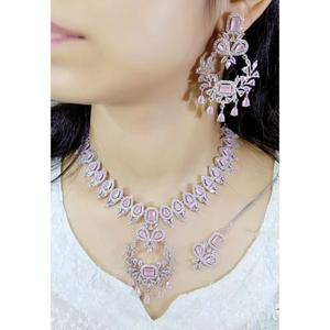 Compromiso de boda de calidad superior AD Colección de joyas Producto a granel Nuevo conjunto de joyas coloridas de moda - Product Image 5