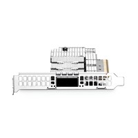 Tarjeta Adaptadora de Red PCIe 5.0 con Cable de 400G, Puerto Único QSFP112, Servidor en Clúster con GPU AI, Redes de Alto Rendimiento InfiniBand