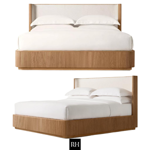 RHMAKER rh Furniture Factory North American solid wood King <b>Bed</b> Room Set One-stop Whole <b>House</b> Design Custom rh Home Furniture - Product Image 2