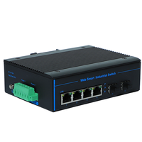 Gestión de red de grado industrial Tipo Gigabit 2 Óptico 4 Fibra eléctrica Extender Conmutadores de red Conmutador Ethernet