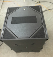 Subwoofer passif portable Boutum Sound Factory 650W 18 pouces, enceinte en contreplaqué de bouleau, connectivité XLR, appairage stéréo