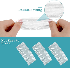 Doccia monouso trasparente protezioni <span class=keywords><strong>per</strong></span> le orecchie impermeabili copri orecchie <span class=keywords><strong>per</strong></span> tinture <span class=keywords><strong>per</strong></span> <span class=keywords><strong>capelli</strong></span> in plastica impermeabile tappi <span class=keywords><strong>per</strong></span> cuffie da doccia - Product Image 3