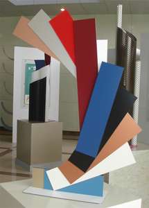 Panneau de revêtement mural composite en aluminium de 4mm 5mm 6mm avec finition métallisée argentée Utilisation extérieure ignifuge pour hôtel - Product Image 4