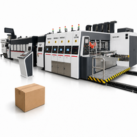 Machine de découpe et d'impression de carton ondulé de précision avec fonctions de rainurage et de refendage