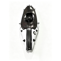 Kayak gonflable Love Inflatables pour 1 personne, packraft gonflable avec structure de soutien
