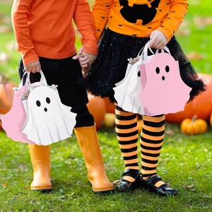 Bolsas de Papel para Golosinas de Halloween con Asa, Bolsas de Regalo para Dulces y Golosinas para Fiestas de Halloween - Product Image 5