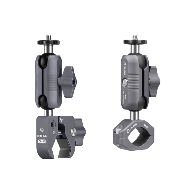 FANAUE Motorcycle Action Camera Mount with Aluminum Alloy Accessories Compatible with for GoPro for Roll Cage & Tube Frame