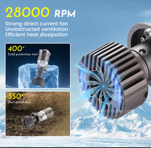 Diinii 180W Bi <span class=keywords><strong>LED</strong></span> Đèn Pha Bóng Đèn 22000Ml Phong Cách 12V Trực Tiếp H4 Mini Chiếu Điều Kiện Mới Nhôm Nhà Sản Xuất Laser Chiếu - Product Image 3