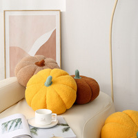 Coussin de canapé en forme de citrouille, style nordique, mignon, décoration de salon, chambre à coucher, baie vitrée, ornement de coussin simple
