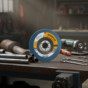 Disque à lamelles Fervi Grindflex 115 mm, disque abrasif sans fer pour le meulage du métal - Product Image 2