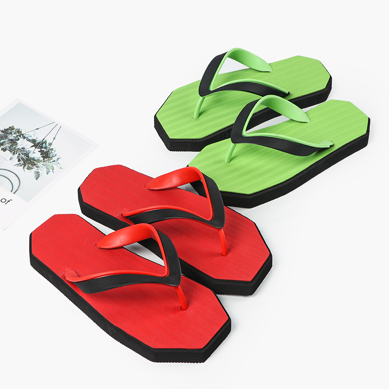 Custom PVC PE Filp Flops Men Women Summer Beach Casual Filpflops Slippers Wholesale