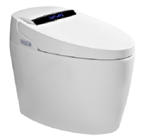 Nouveau design automatique ouvrir électronique bidet toilette automatique sanitaire inodoro inteligente cuvette de toilette salle de bain toilette intelligente