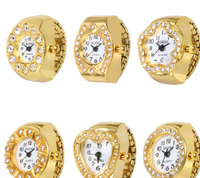 Bijoux en or classique avec diamants, montre à doigt pour étudiantes, vente en gros