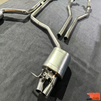 Tuyaux d'échappement intermédiaires et arrière en acier inoxydable haute performance Audi RS6 RS7 C8, finition lisse, épaisseur 1,5 mm, garantie 3 ans