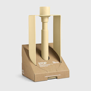 Porte-rouleau en polypropylène jaune pour papier de cuisine, accessoire de qualité supérieure, 17x8x18cm, fabriqué en Italie, 2 pièces - Product Image 4