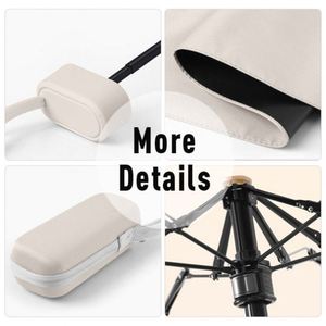 New Mini 5 Folding Flat Handle Umbrella Pocket Size Anti Uv Protection Compact <b>Small</b> Umbrellas for Rain - Product Image 6