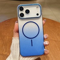 Coque de téléphone portable magnétique de luxe à paillettes dégradées en PC pour iPhone 17 Air 16 Plus 15 Pro 14 13 12 11 Pro Max