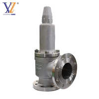 Válvula de Alivio de Presión de Acero Inoxidable Tipo Ángulo DN80 para Nitrógeno Líquido con Brida, Precio Competitivo