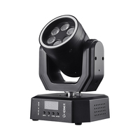 QSE Lighting Mini Lyre LED RGB Wash Beam 30W DMX512/Contrôle Sonore IP33 CRI90 pour Piste de Danse et Concerts DJ