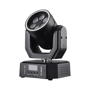 QSE Lighting - Mini Cabeza Móvil LED RGB con Efecto Wash, 30W, Control DMX512/Activación por Sonido, IP33, CRI90, para Pistas de Baile, DJ y Conciertos - Product Image 4