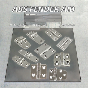 Ajustador de Defensa Marina en Blanco y Negro de Material SS304 con Orificio para Cuerda de 16 mm (5/8 Pulgadas) de Diámetro, Bisagra Nueva para Yates - Product Image 2