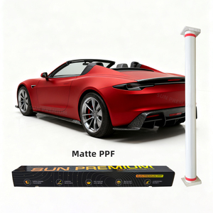 Film d'emballage de voiture blanc mat changement de couleur enveloppe de vinyle de voiture Surface mate pour la personnalisation de voiture - Product Image 1