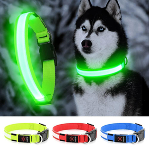 Collar ajustable para gatos con tira de brillo Collar reflectante para perros para mascotas pequeñas - Product Image 2