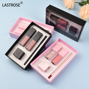 OEM 3 en 1 Gloss à lèvres mat longue durée et crayons à lèvres ensembles boîte logo privé kit cosmétique végétalien - Product Image 2
