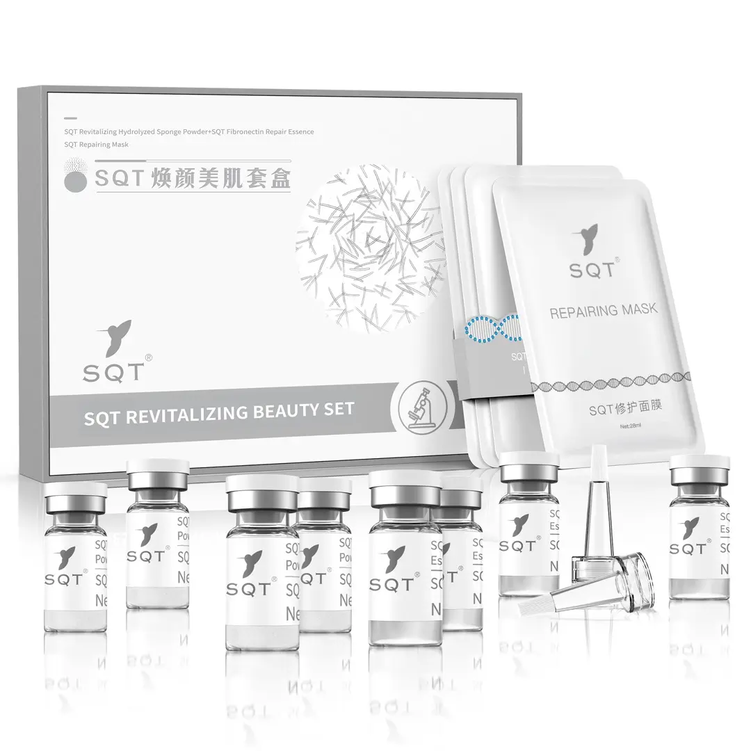 Hot Sale facial treatment Skin Care Set Anti-aging beauty Sets SQT Spongilla Spicules Biomicroneedling for Beauty Salon Therapy