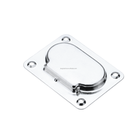 Poignée de tirage ovale encastrée en acier inoxydable 304 pour trappe de sol, anneau de levage encastré pour quincaillerie de pont de bateau, yacht, cabine