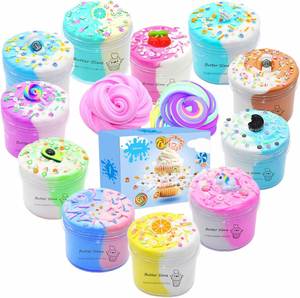 Merrycoo <b>Slime</b> Suppliers Hot Selling <b>Playdough</b> Crystal Clear Gradient Transparent Crystal Mud Non-Stick Fluffy <b>Slime</b> for Ages - Product Image 1