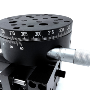 उच्च परिशुद्धता वाले चरण डिजिटल ऑप्टिक्स संरेखण रैखिक रेल गति मैनुअल चरण माइक्रोमीटर एडजस्टर 25 मिमी/360 यात्रा 82 मिमी - Product Image 5