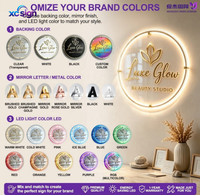 Enseigne lumineuse LED 3D personnalisée en acrylique, rétroéclairée, compatible HomeKit, avec transformateur et télécommande, pour bars, bureaux, magasins, mariages, hôtels