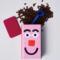 Vente en gros, échantillon gratuit, boîte à café rectangulaire de luxe de 500 g, emballage pour thé en vrac