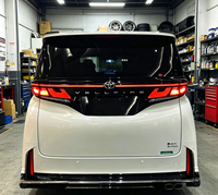 Kit carrosserie ABS blanc 2024 pour conversion facelift Alphard Vellfire série 40, style OEM, ensemble de lèvres avec garantie d'un an