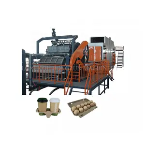 Good service supplier Popular egg carton making machine Super quality Automatic paper pulp egg tray Machine with dryer