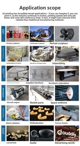 One Meter Large Size Industrial-Grade High-Precision <b>3D</b> <b>Printer</b> With 1 Year Warranty for Car Letter FDM Large Build Volume Accom - Product Image 1