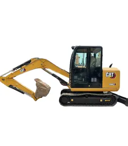 Piccolo escavatore usato CAT306E 6 tonnellate mini scavatore di seconda mano realizzato in Giappone premium escavadora economico e di alta qualità