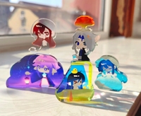 Plaques en plastique transparent personnalisées Vigreat, feuilles translucides colorées, figurine d'anime, forme personnalisée, plaque d'art imprimée, bloc acrylique, support