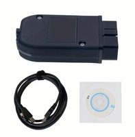 Herramienta de Diagnóstico de Vehículos V25.3 HEX V2 VCDS ATMEGA162 FT232, Escáner de Automóviles Obd2 HEX VII para Volkswagen Audi VW