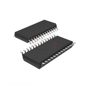 Acheter en ligne Composants électroniques Fabricant Circuit intégré de synchronisation horaire CLK BUFF 10 sorties <span class=keywords><strong>SDRAM</strong></span> 28SSOP CY2310ANZPVXI-1 - Product Image 1