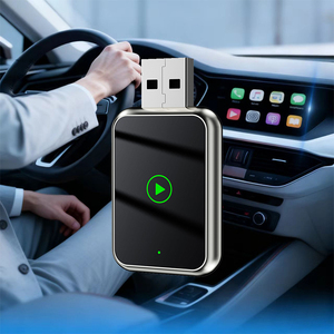 Adaptateur sans fil CarPlay Gold Stable Connection 2-en-1 pour mise à niveau du CarPlay filaire d'origine vers CarPlay et Android Auto sans fil - Product Image 1