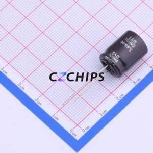 Condensador Electrolítico de Aluminio NXA 63V330 M 12.5*16 de Orificio Pasante, D12.5xL16mm 330uF 20% 63V 1.15A-100kHz - Product Image 2